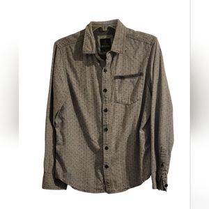 PrAna Button Down Casual Long Sleeve Shirt Size Small